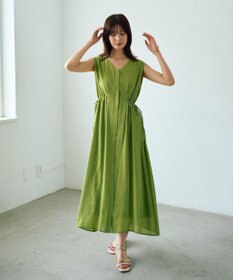 YECCA VECCA ドライタッチシアードロストワンピース