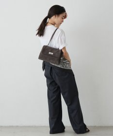 russet スエードフラップミニトートバッグ(CE-1722-WEB)