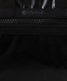 LeSportsac ROUND SM SATCHEL/ブラックシャイン