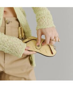 PELLE BORSA ストラップ付きめがねケース Chrono Weave クロノウィーブ 5855