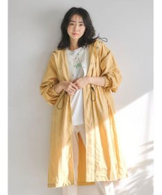 Green Parks フーデットロングコート