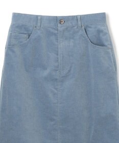 UNFILO ストレッチコーデュロイ Iラインスカート