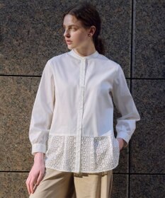 J.PRESS LADIES エニーブロード レース ブラウス