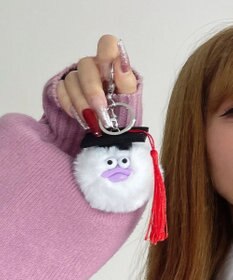 WEGO 卒業おめおめモンスターぬいぐるみキーホルダー