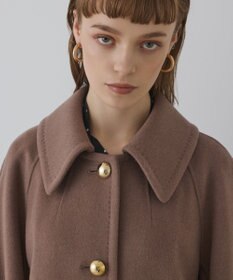 GRACE CONTINENTAL ウールカシミヤリバーコート