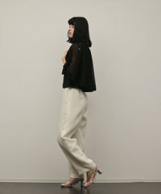 GRACE CONTINENTAL シアーケープニットカーディガン