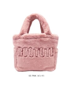 ROOTOTE 3637【ふわふわ】SC.スクエア.ファー.ロゴ-A