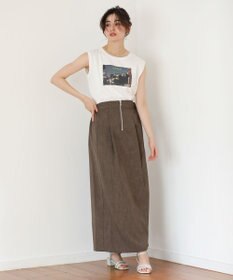 Green Parks マルチＷＡＹフロントｚｉｐサロペットスカート