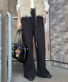 Green Parks タック入り裏起毛スウェットパンツ