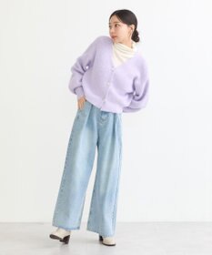 earth music&ecology アソートキラキラボタンカーディガン