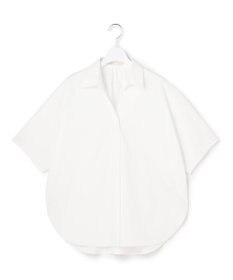 ICB 【先行予約】ヴィンテージスパンブロード シャツカラードルマンスリーブブラウス