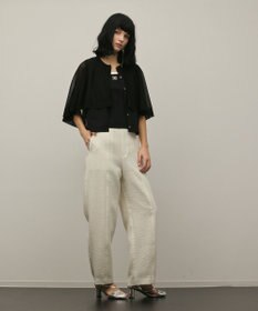 GRACE CONTINENTAL シアーケープニットカーディガン