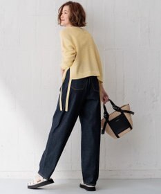 23区 【CLASSY.6月号掲載/洗える】23区DENIM コクーンシルエット パンツ