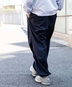 WEGO 【ウエストゴム/手洗い可】ナイロン　トラックパンツ