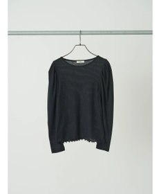 earth music&ecology パフスリーブクレープリブインナー