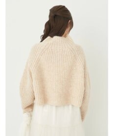 earth music&ecology フワフワＭＩＸハイネックショートニット