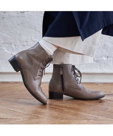 ing <ing>【WEB限定】【サスティナブルシリーズ】レースアップショートブーツ