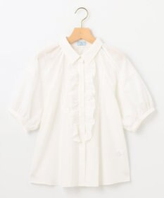 組曲 【WEB限定】ナチュラルローン フリルブラウス