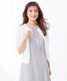 ANY SIS 【洗える】ハーフスリーブ カーディガン