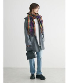 Green Parks ２ｗａｙフード裏ボアミディ丈コーディガン