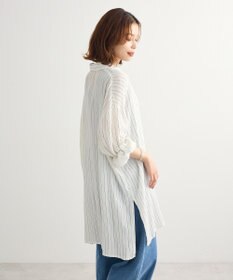 Green Parks Ｉ　ターンバック長袖レーヨンチュニック