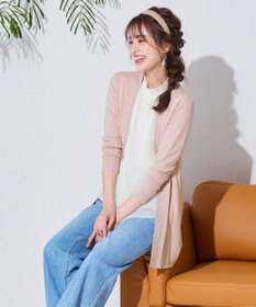 Tiaclasse 【洗える】大人上品なシフォンジャガードフリルカラーブラウス