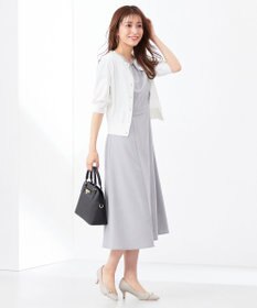 ANY SIS 【洗える】ハーフスリーブ カーディガン