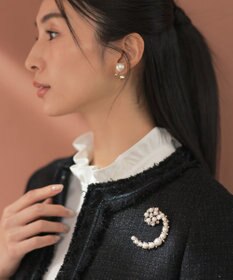 組曲 【好評につき追加販売・2セット】パールビジュー ブローチ