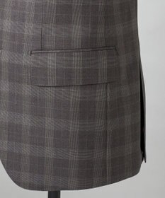 GOTAIRIKU 【CANONICO/カノニコ】 リベンジ 150's 通年スーツ（ブラウン×チェック）