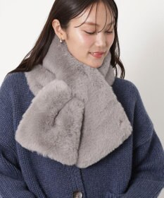 MOONBAT 【FUDGE11月号掲載】PAUL & JOE ACCESSOIRES フェイクファービッグマフラー