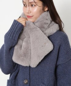 MOONBAT 【FUDGE11月号掲載】PAUL & JOE ACCESSOIRES フェイクファービッグマフラー