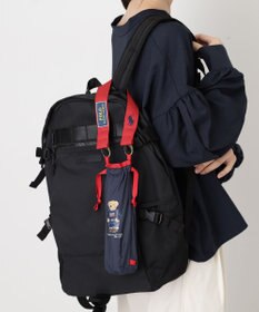 MOONBAT POLO RALPH LAUREN(ポロ ラルフローレン)FLAG BEAR 無地 折りたたみ傘 簡単開閉