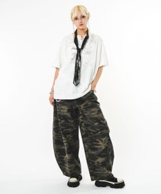 WEGO 【ユニセックス着用ITEM】アイレットスラブヘンリーネックT（SS）