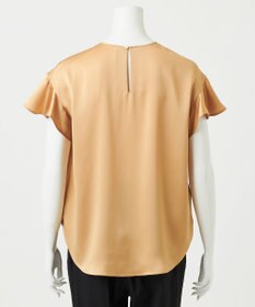 23区 S 【R(アール)】トリアセサテン フリルスリーブ ブラウス