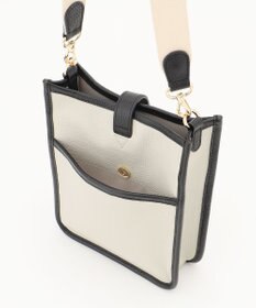 LA BAGAGERIE スクエアレザーミニショルダーバッグ