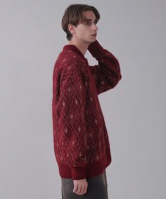 WEGO 【ユニセックス着用ITEM】アーガイルニットポロ