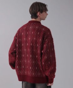 WEGO 【ユニセックス着用ITEM】アーガイルニットポロ