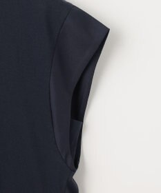 ANY SIS サテンコンビロゴ Tシャツ