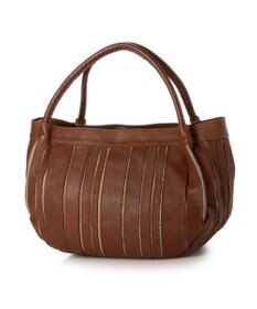 UNBILLION ピークスピーク PEAKS PEAK / ソフトレザーマルチストライプラウンド2wayバッグ