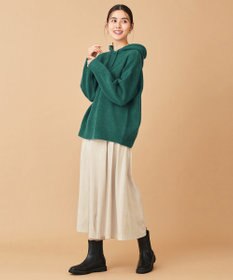 ANY L 【洗濯機可・ウエストゴム】サンディングピーチ スカーチョ