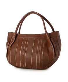 UNBILLION ピークスピーク PEAKS PEAK / ソフトレザーマルチストライプラウンド2wayバッグ