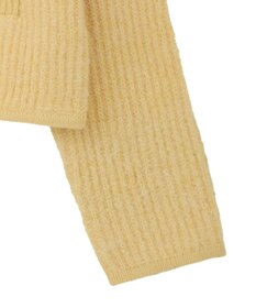 earth music&ecology 【WEB限定】ゴールド釦ショートニットカーディガン