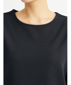 Green Parks 袖異素材使いリップルプルオーバー