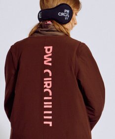 PW CIRCULUS 【撥水加工 / ストレッチ】【WOMEN】デタッチャブルキルティング中綿ブルゾン ゴルフウェア レディース