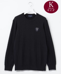 23区GOLF 【MEN/キングサイズ】ストレッチ カラーニット