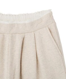 earth music&ecology レースレイヤード風スウェットパンツ