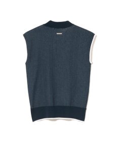 ZERO HALLIBURTON ノースリーブモックネックニット ZHG-W6S8b 85222