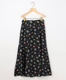 組曲 S 【先行予約】クラッシックフラワープリント フレアスカート