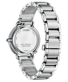CITIZEN 【3ポイントのダイヤが輝く2WAYモデル】電池交換不要の替えバンド付き腕時計 CITIZEN L 光発電エコ・ドライブ