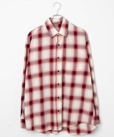 WEGO オンブレチェックシャツ